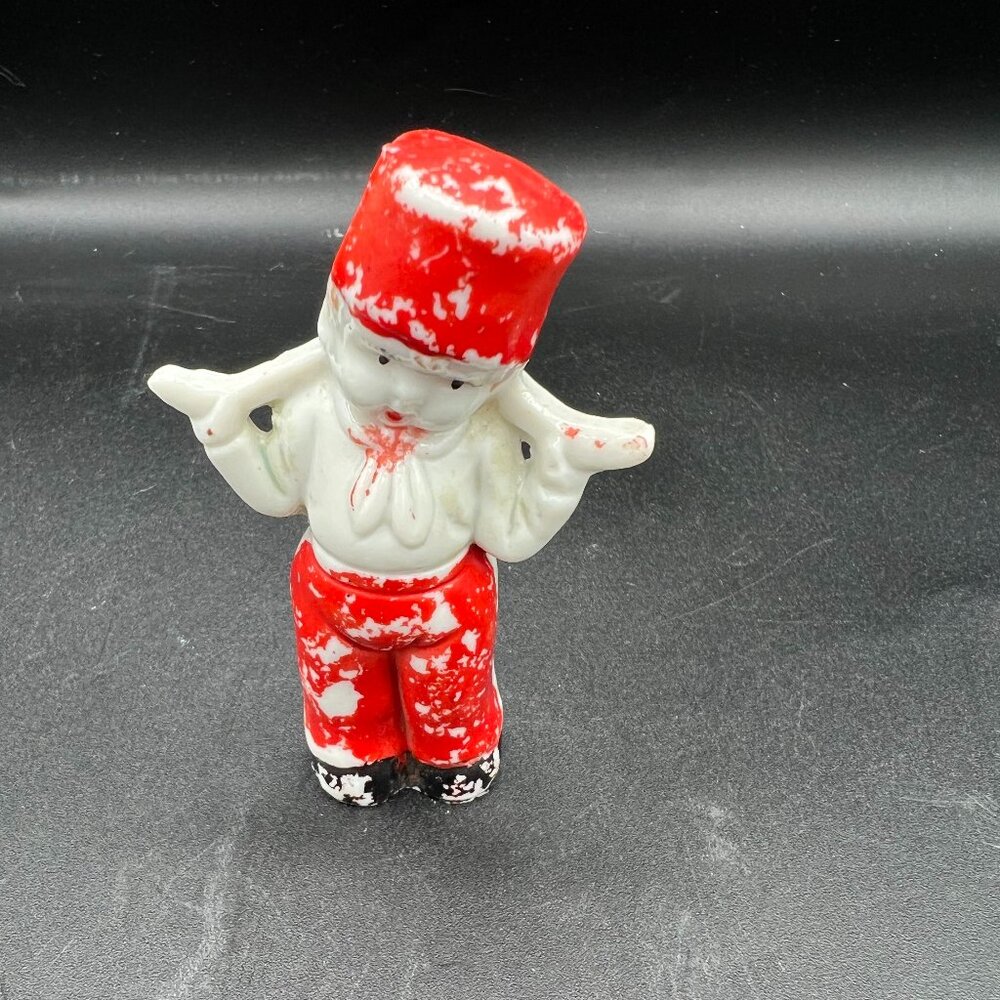 Vintage 1940s Miniature Dutch Boy Figurine - 3” tall